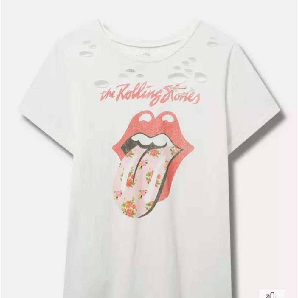Distressed Rolling Stones Graphic Tee - Picture 3 of 12